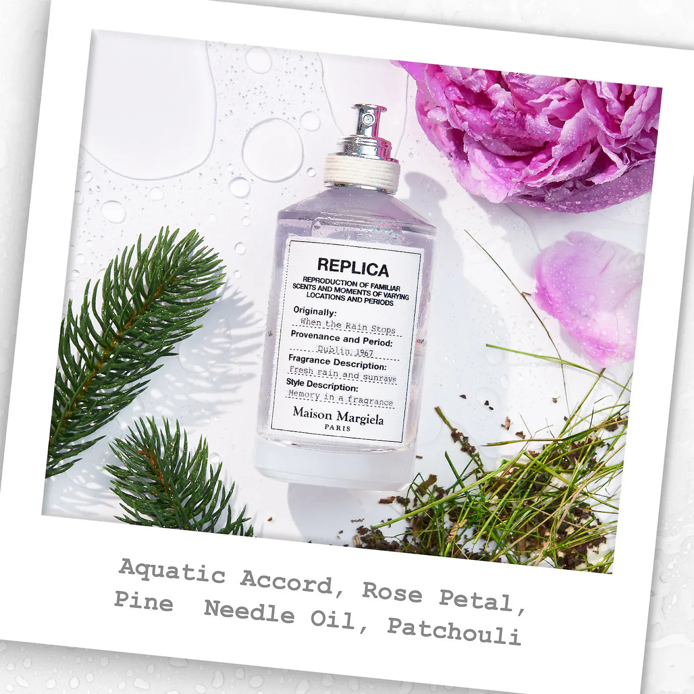 Rain Stops with Rose & Fresh Aquatic Accord|100ML